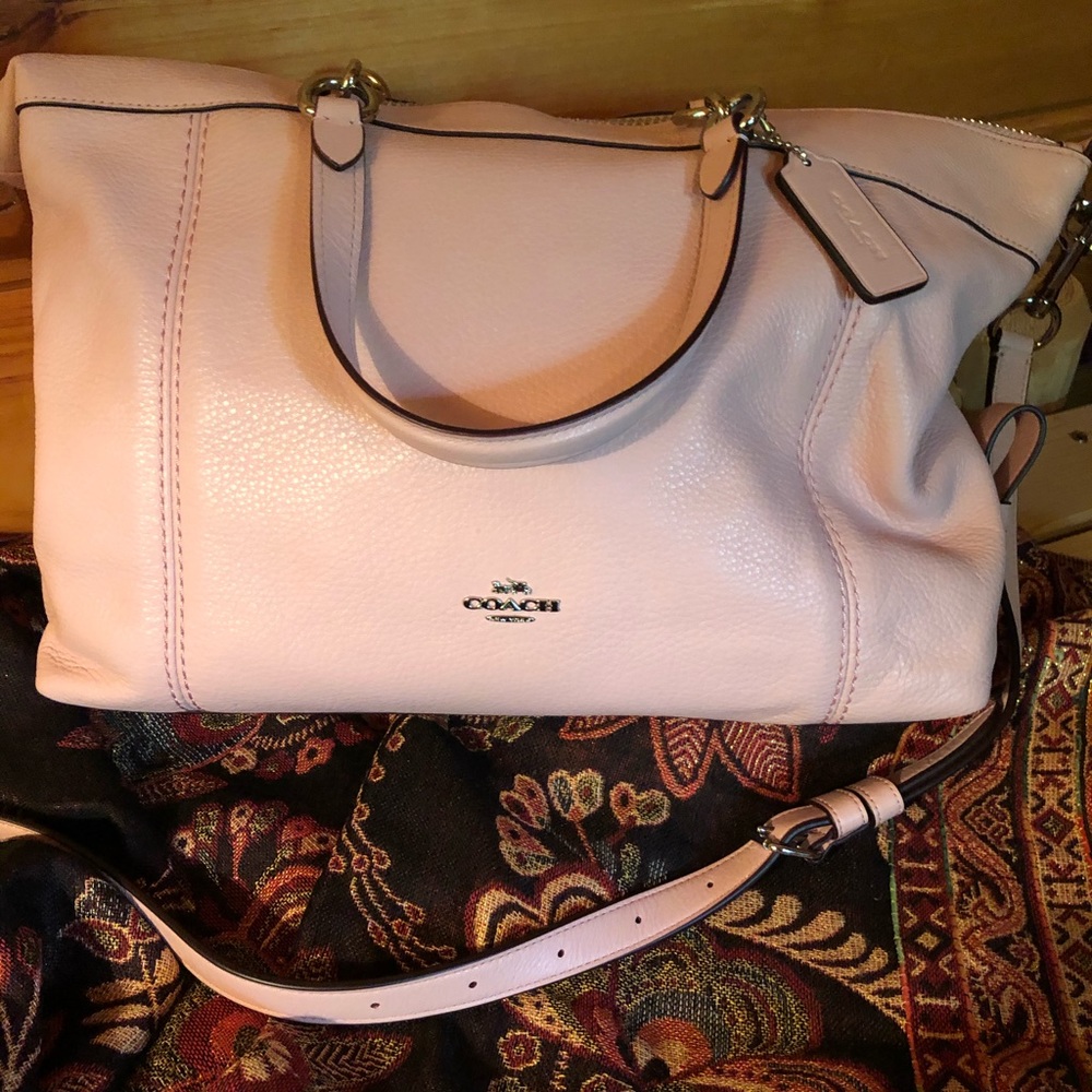 Coach soft baby pink hand/shoulder bag